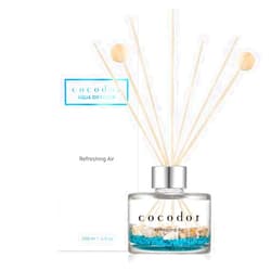 Cocod'or COCODOR Aqua Reed Diffuser/Refreshing Air, 4.05oz(120ml) /1 Pack, Birthday, Wedding Gift, Home & Office Decor Aromatherapy Diffuser Oil Gift Set