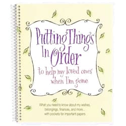 Product Concept Mfg., Inc. Putting Things in Order to Help My Loved Ones When I'm Gone