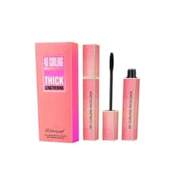 Generic 4D Silk Fiber Lash Mascara Natural Waterproof Smudges Proof Mascara Lengthening And Thick Long Lasting No Clumping Formula Items (A, One Size) One Size A