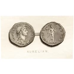 Posterazzi Coin From The Era Of Aurelian Lucius Domitius Aurelianus AD 214215- 275Roman Emperor Poster Print (19 x 11)
