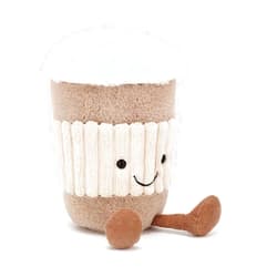 Jellycat Amuseables Coffee-to-Go Stuffed Toy, 6 inches - Drink Plush - Fun Gift Idea