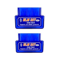 Dickno 2PCS ELM327 OBDⅡ Car Auto Diagnostic Scanner, Professional Automotive Bluetooth Scan Tool and Code Reader, Universal Vehicle Interface Adapter Diagnostic Tool Scanner