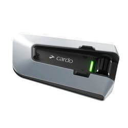 Cardo Packtalk Custom - The Upgradable Mesh Motorcycle Communication System (Single Pack) Grey