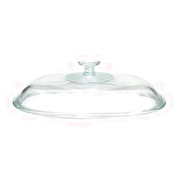 CORNINGWARE French White 4-qt Oval Glass Cover - DISH NOT INCLUDED - For 4Qt big Dish