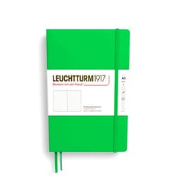 LEUCHTTURM1917 - Notebook Hardcover Medium A5-251 Numbered Pages for Writing and Journaling - Thinking Ahead (Dotted Paper, Spring Leaf)