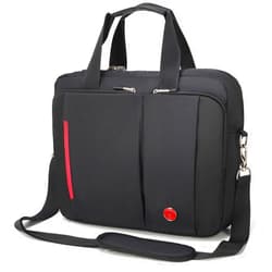 Omnpak 15.6 inch Laptop Briefcase with Combination Lock,Anti Theft Notary Bag Locking Laptop Bag Water-Repellent Shoulder Messenger Bag for Men Women