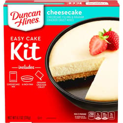 Duncan Hines Easy Cake Kit Cheesecake Filling & Crust Mix, 6.1 OZ
