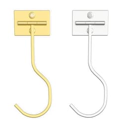 Bussdis Glamorous Gold and Sleek Silver Pair - Add a Touch of Glam to Your Space