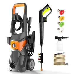 Gribouillage Electric Pressure Washer 2,300 PSI 2.4 GPM Power Washers with 4 Quick Connect Nozzles, 32FT Hose, Soap Tank, Ideal for Car, Driveway, Patio, Pool Cleaning Pressure Washer