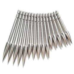 HNZMDY 12 Pcs Archery Field Points 100/120/150/200 Grain Insert Points Archery Bullet Points Target Practice Tips for ID 4.2mm Shaft