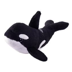 Wild Republic Pocketkins Eco Orca, Stuffed Animal, 5 Inches, Plush Toy, Made from Recycled Materials, Eco Friendly