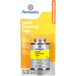 Permatex 85120 Liquid Electrical Tape, 4 oz , Black