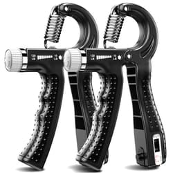 KDG Hand Grip Strengthener 2 Pack Adjustable Resistance 10-130 lbs Forearm Exerciser，Grip Strength Trainer for Muscle Building and Injury Recovery for Athletes