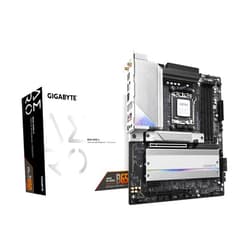 GIGABYTE B650 AERO G (AM5/ LGA 1718/ AMD B650/ ATX/ 5-Year Warranty/ DDR5/ PCIe 5.0 M.2/ PCIe 5.0/ USB 3.2 Gen2X2 Type-C/Wi-Fi 6E/ Intel 2.5GbE LAN/Motherboard)