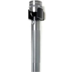 Spartan Mounts - Heavy-Duty Flashlight Mount, Wall or Surface Mounting Kit with Drywall Anchors, Black, C Battery