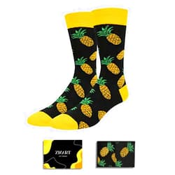 Zmart Funny Fruit Gifts for Men Teens - Novelty Pineapples Socks for Pineapple Lovers, Avocado Socks, Fertility Socks