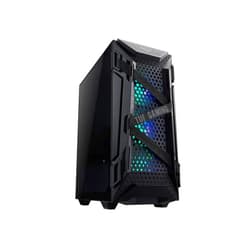 ASUS TUF Gaming GT301 Mid-Tower Compact Case for ATX Motherboards with honeycomb Front Panel, 120mm AURA Addressable RBG fans, headphone hanger, and 360mm radiator support, 2 x USB 3.2