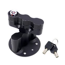 RYANSTAR RACING RX-DLX-PM Pack Mount Lock with Pack Mount Bracket Cargo Racks Double Locking Mount Fit for Standard Pack Mount Compatible with Fuel & Gas Can & Water Pack Mount