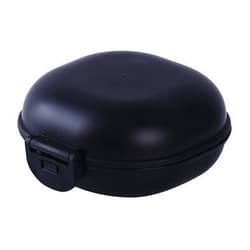 ZHOULL Soap Case Holder Portable Soap Container Box Home Shower Outdoor Camping（Black）