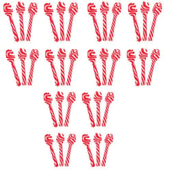 Spoons Candy Cane Peppermint Spoons - Edible Spoons - Hot Chocolate and Coffee - Bulk Children Christmas Favors, Birthday Goody Bag Filler, Stocking Stuffers (36 Spoons)