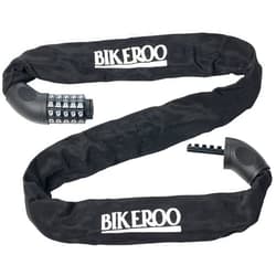 Bikeroo Bike Lock Chain - Heavy Duty Combination Bicycle Anti Theft Protection - 3 Foot Security Cable for Bikes, Scooter & E-Bike