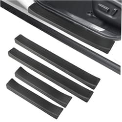 Jetuplusllc Door Sill Protector, Anti-Scratch Car Door Protection Compatible with Toyota RAV4 Hybrid, RAV4 Prime, RAV4-4 Door Set, Black