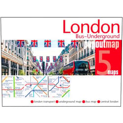 Popout Maps London Bus & Underground Tube PopOut Map