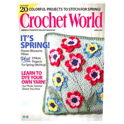 By Annies Publishing (Author) Crochet World Magazine April 2021 Colorful Projects To Stitch For Spring