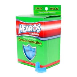 HEAROS Xtreme Protection Series Ear Plugs, Blue, 56 Pair
