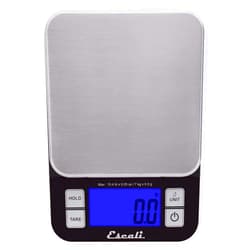 Escali Nutro Digital Food Scale, Multi-Functional Kitchen Appliance, Precise Weight Measuring and Portion Control, Baking and Cooking Made Simple, Stainless Steel Platform, Black, 1 Unit