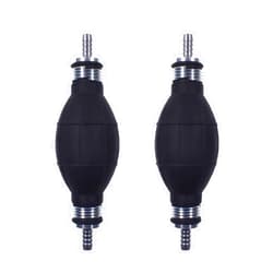 NAVARME 2Pcs Bulb Type Rubber Fuel Transfer Vacuum Fuel Line One Way Fuel Valve Fuel Pump Line Hose Hand Primer Gasoline Petrol Diesel Pump For Marine Boat 6mm 9001080A (5/16)