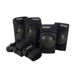 Retrospec Knee Pads, Elbow Pads & Wrist Guards for Men, Women & Kids - Protective Gear for Skateboarding, Roller Skate, Rollerblade, BMX & Scooter - Multi Sport Pad Set