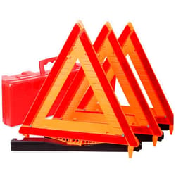 CARTMAN 3 Pack Warning Triangle DOT Approved Identical to United States FMVSS 571 125 Reflective Warning Road Safety Triangle Kit