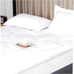 Sweet Zzz Mattress Pad Topper Cooling Cotton Fill and Cotton Cover - Queen