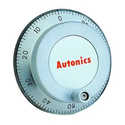 AUTONICS ENH-100-1-L-5, Encoder, Incremental, Hand Wheel, 100 PPR, H' Clickstopper, Line Driver Output, 5 VDC