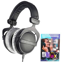 beyerdynamic DT 770 PRO 80 Ohm Over-Ear Studio Headphones Bundle with Tech Smart USA Audio Entertainment Essentials