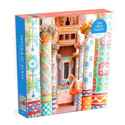 Galison Mosaic Hall 500 Piece Puzzle from Galison - 500 Piece Puzzle for Adults, Beautiful Illustrations of UNESCO World Heritage Site, Thick and Sturdy Pieces, Idea