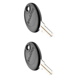 Southco PK-10-10-05-KR001, Pair of KR001 Keys, Black Plastic Head, for RV, Motorhome, & Boat Locks (Pack of 2)