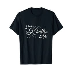 Gift for those who love Urdu Hindi Culture Khalto best khala Est. Arabic aunt Teta Amto Eid T-Shirt