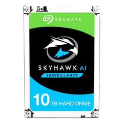 Seagate Skyhawk AI 10TB Surveillance Internal Hard Drive HDD–3.5 Inch SATA 6Gb/s 256MB Cache for DVR NVR Security Camera System with Drive Health Management-Frustration Free Packaging (ST10000VE0004)