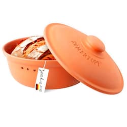 Romertopf Römertopf Round Ceramic Bread Box | Ideal For Bread Storage, Fruits, Vegetables - Ø 11.8