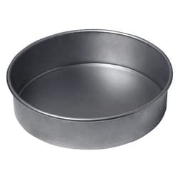 Chicago Metallic Professional Non-Stick Round Cake Pan, 8-Inch, Set of 2, Gray