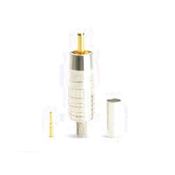 AVBcable Canare RCAP-C5F 75 ohm RCA Crimp Plug (RCAP-C Series)