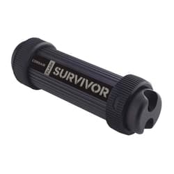Corsair Flash Survivor Stealth 64GB USB 3.0 Flash Drive, Black (CMFSS3B-64GB)