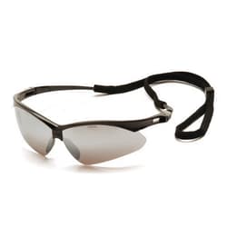Pyramex Safety PMXTREME Eyewear Black Frame Clear Anti Fog Lens With Black Lanyard