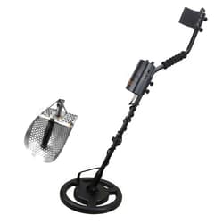 NA Bounty Hunter Gold Digger Metal Detector, Treasure Hunter Metal Finder Treasures Seeking Tool with Headphone and Beach Sand Scoop,A Good Helper for Beach Treasure Hunting