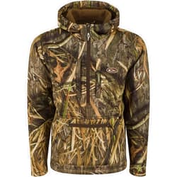 Drake Waterfowl Men's Ultimate Wader 1/4 Zip Hunting Warming Sherpa-Lined Breathable Water Repellent 4-Way Stretch Hoodie