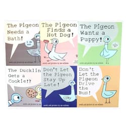 Generic Mo Willems Pigeon Books Set Paperback, Don't Let The Pigeon Series 6 Books Collection Gift for Kindergarten Children Boy Girl