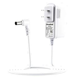 PLUSPOE UL Listed 24V 0.5A 0.65A AC DC Switching Power Supply Adapter for 100ml 200ml 300ml 400ml 500mL Essential Oil Diffusers and Aroma Diffuser Humidifier EK1858 (White)