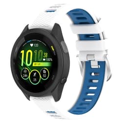 Nacorulu Compatible With Garmin vivoactive 4 Bands,22mm Double Color Soft Silicone Replacement Band for Garmin Venu 3 / Galaxy Watch 3 45MM / Gear S3 Classic Frontier